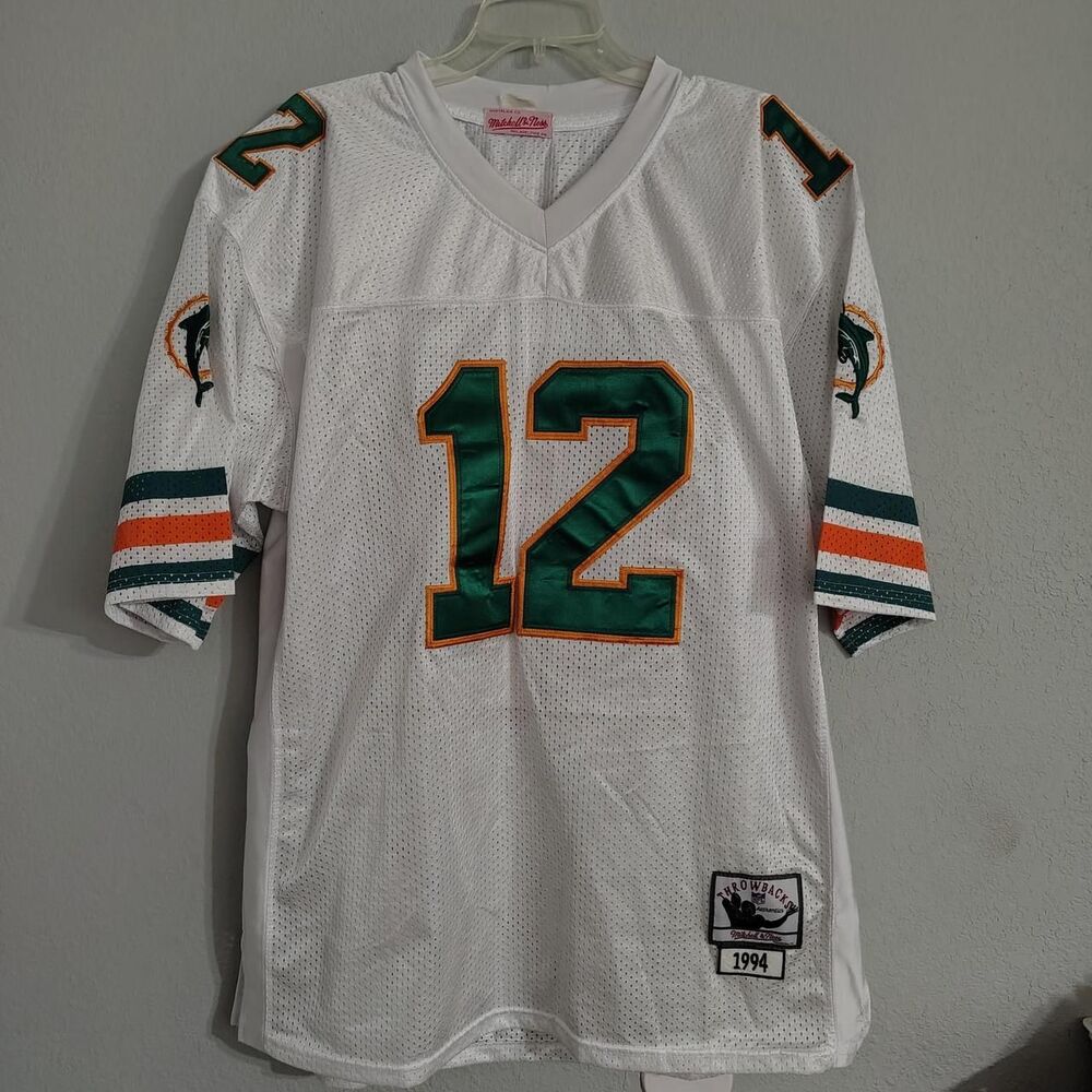 Mitchell & Ness 1994 Miami Dolphins Bob Griese #12 throwback 1994 jersey